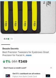 Beaute Secrets Tweezers Set