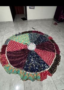 Bohemian Patchwork Print Skirt
