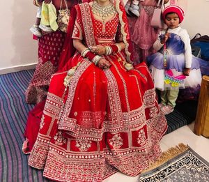 Red Bridal Lehenga