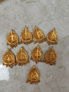 matt finish  Lakshmi jada pin accessories Set 9