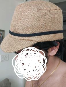 ZARA MAN Stylish Textured Fedora Hat