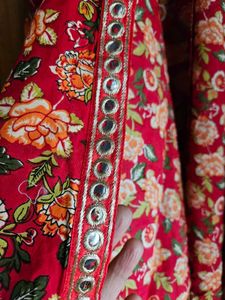 New Sangria Floral Tassel Shrug/Jacket