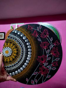 Hand-painted Mandala Wall Art