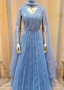 Beautiful princess style gown for women 💙 🔥