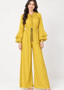 Yellow Polka Dot Jumpsuit