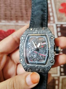 Stylish Black Wristwatch