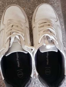 Hush Puppies White Casual Sneakers