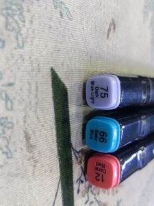 75 Dark Blue Light,12 Coral Red,66baby Ble
