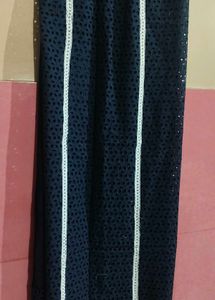 unstiched cotton chikan fabric