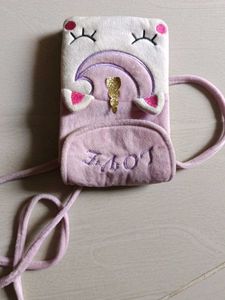 Cute Unicorn Plush Crossbody Bag