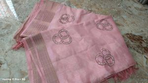 Elegant Pink Saree with Blouse