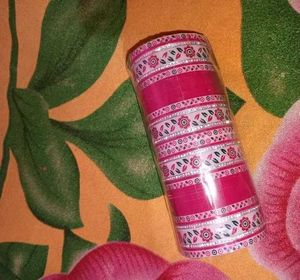 Traditional Indian Bangles Set pink
