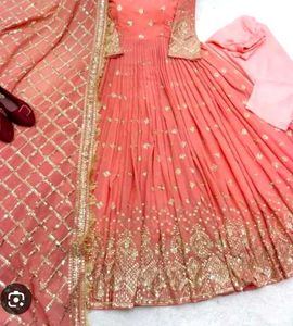 Beautiful 3 Piece Suit Set Anarkali