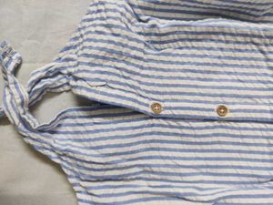 Blue Striped Top