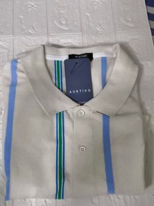 Men's Striped Polo Shirt