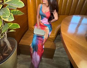 Boho Tie-Dye Maxi Dress