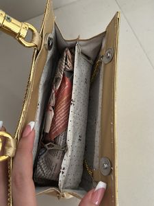Sparkling Gold Evening Clutch Bag