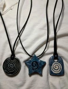 Y2K Boho Swirl | Spiral Statement Pendants