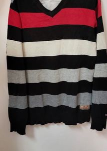 Pepe Jeans Striped V-Neck Sweater ❤️