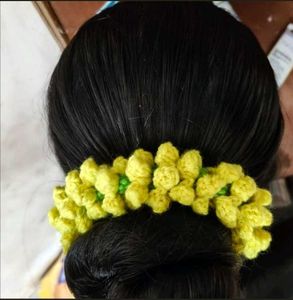 Handmade Crochet Flower gajra