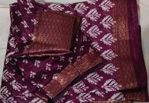 purple saree