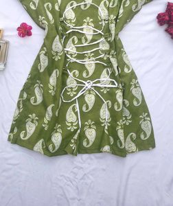 Paisley print corset kurti 🫶🏻