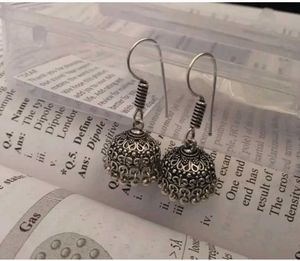 Oxidized Jhumka Earrings