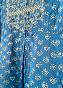 Blue Printed Kurta