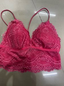 Pink Lace Bralette