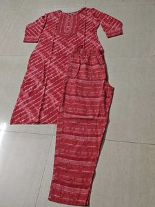 Yufta Cotton Kurta Set For Women