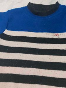 Classic Striped Knit Sweater
