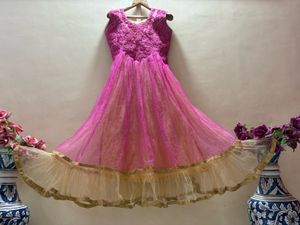 new Stunning Pink Ethnic Gown