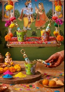 Laddu Gopal Ji Holiday Pichkari Combo
