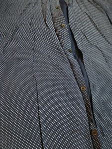 Men's Blue Polka Dot Shirt