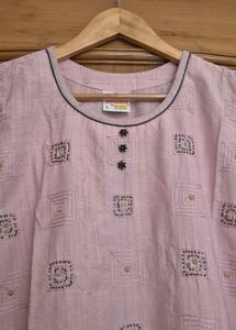 Embellished Cotton Kurta