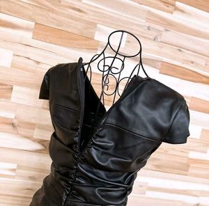 Final Sales🔥Zara New Bodycon leather Dress