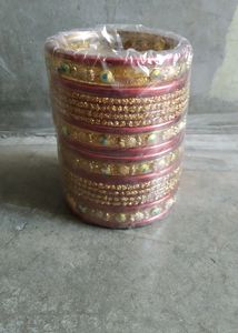 Red Chudi With Kangan Sets 2 Darjan
