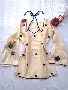 Floral Dori neck corset kurti 🫶🏻