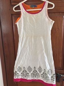 White Paisley Top