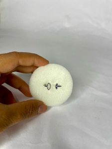 cute Silver Ring with lavender Stone