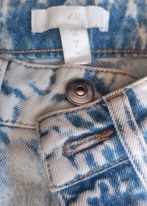 Acid Wash Straight Leg Jeans