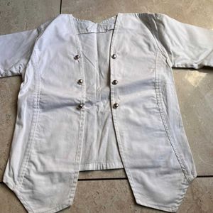 white jacket .