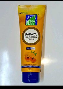 Asta Berry Papaya Sunscreen Creme SPF 30