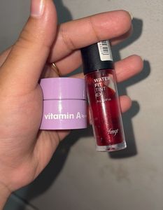 Vitamin A Lip Mask & Water Fit Tint
