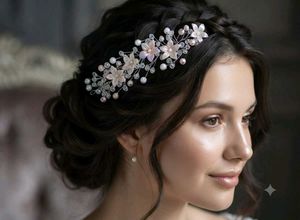 Elegant Floral Bridal Hairpiece