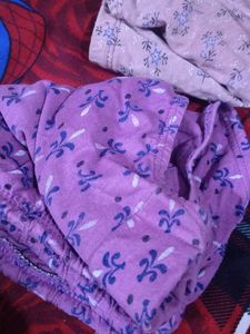 Floral Print used brief Set