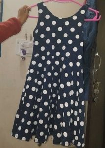 Polka Dot Fit & Flare Dress