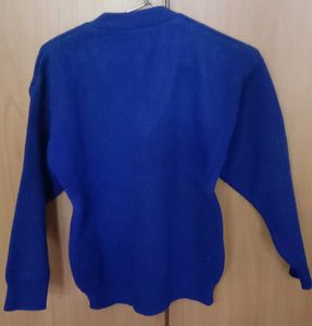 nevy blue sweater