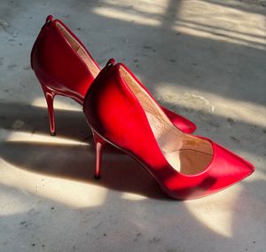 Elegant Red Stiletto Heels