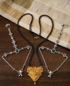 Designer Gold & Silver Mangalsutra Set